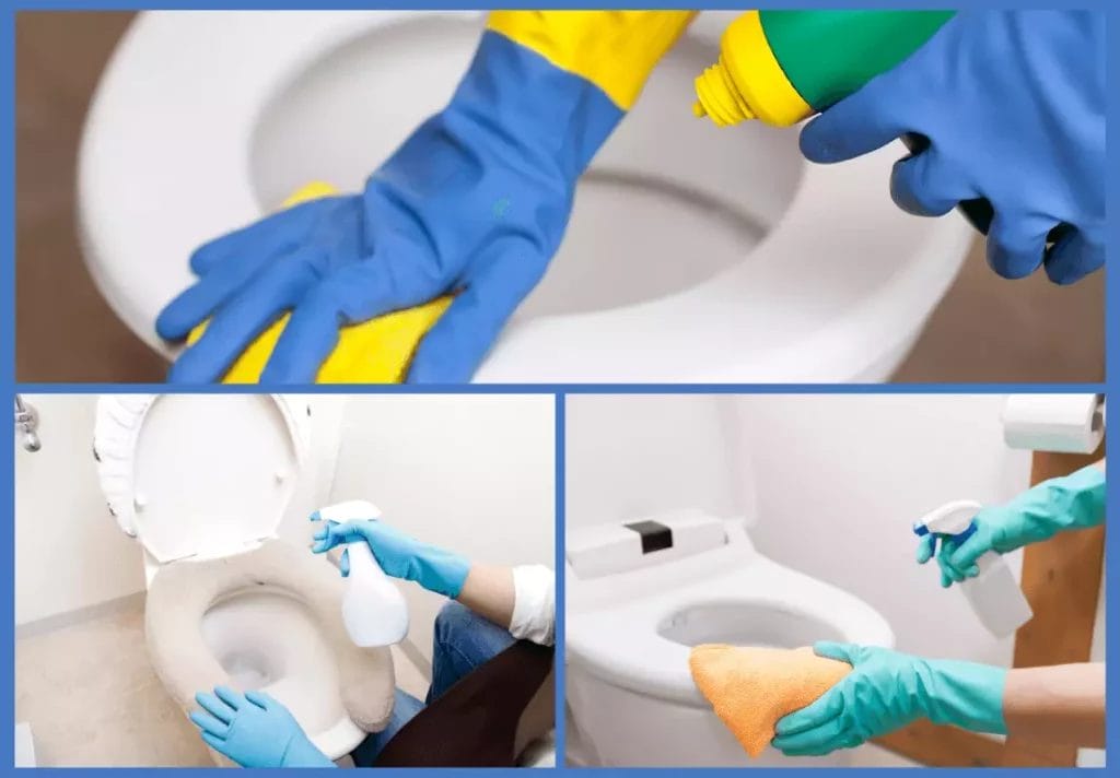 Tips clean spring toilets